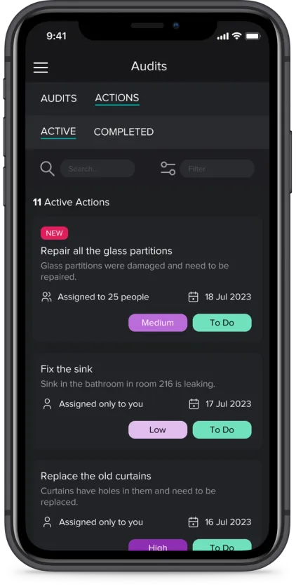 Atiom app screenshot
