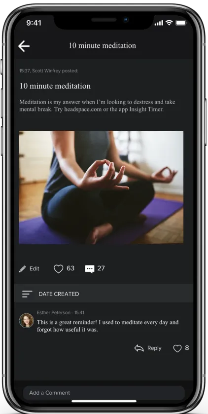 Atiom app screenshot