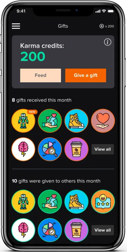 Atiom app screenshot