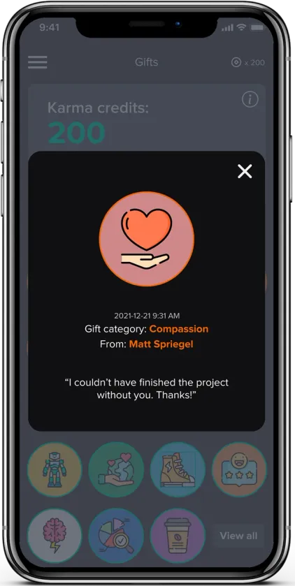Atiom app screenshot