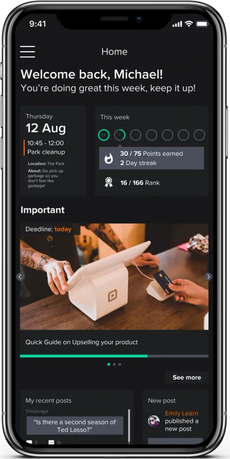 Atiom app screenshot