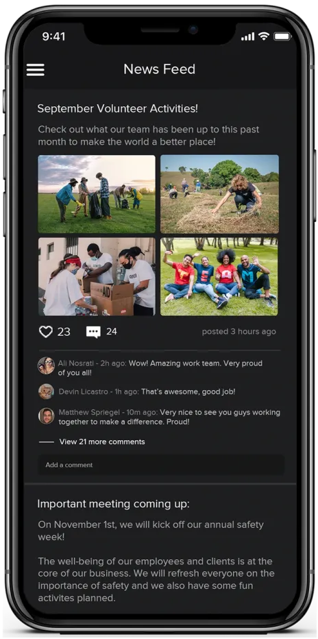 Atiom app screenshot