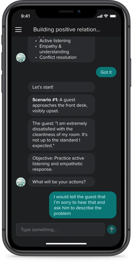 Atiom app screenshot