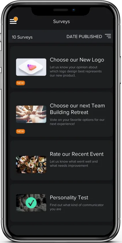 Atiom app screenshot