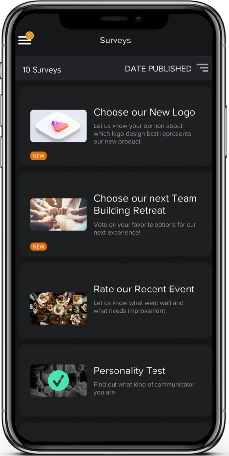Atiom app screenshot